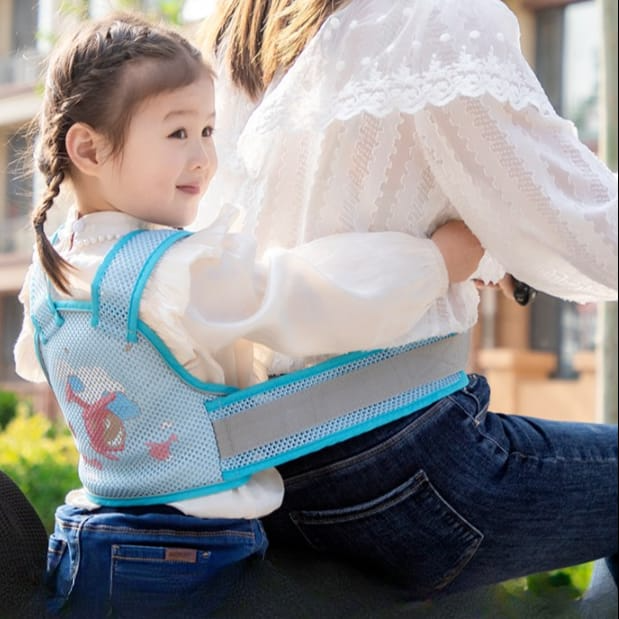 Baby Kids Safety Motorcycle Belt Child Seat Belt Riding Harness Motor Cycle Baby Straps Breath Anti-fall Loss Protection Belt