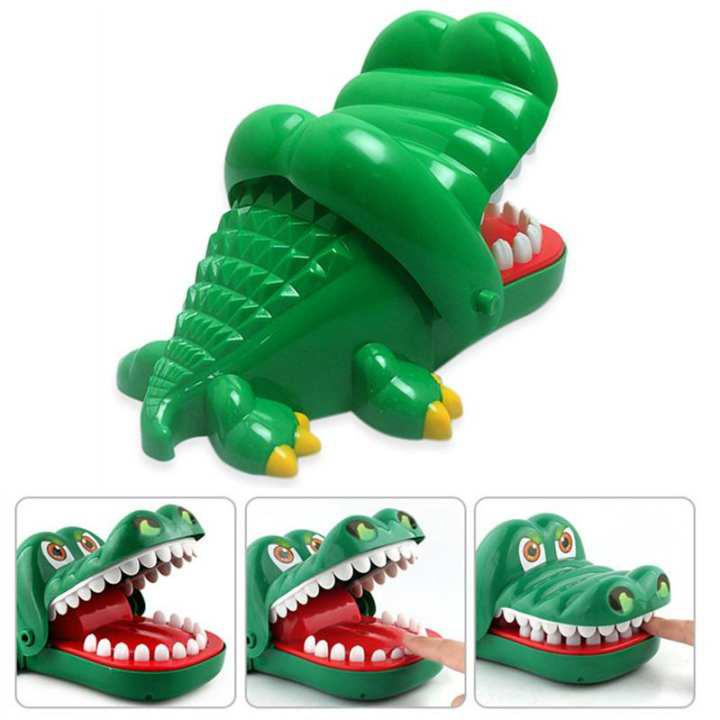 【Happier】 New Strange Super Large Bite Crocodile BITING Finger Toys Watch Out For Creative Toys Crocodile Toy Series Having Fun For Kids