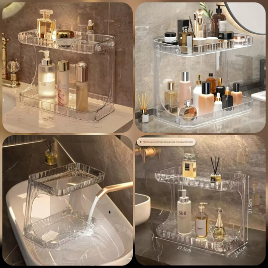 2 Tier Luxury Acrylic Makeup Organizer