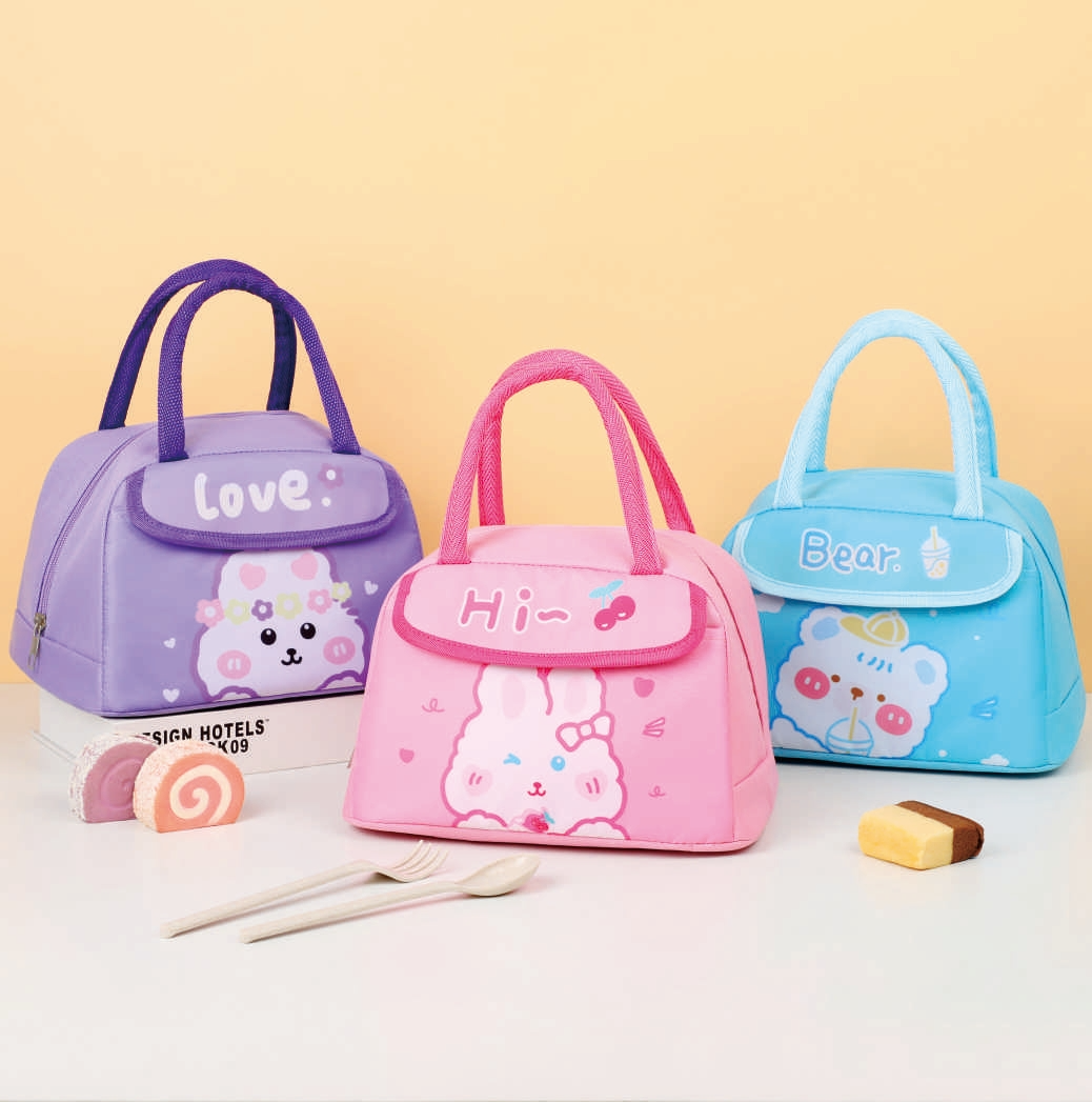 Cute & Durable Lunch Bags for Kids - Thermal Insulated, Leakproof, High Capacity -