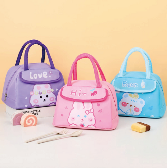 Cute & Durable Lunch Bags for Kids - Thermal Insulated, Leakproof, High Capacity -