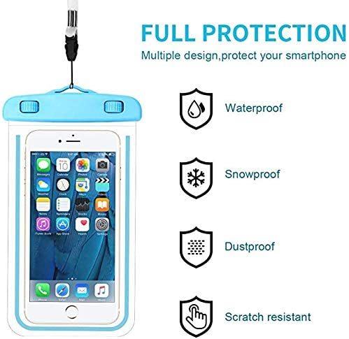 Universal Waterproof Pouch Case Cell Phones portable bag swimming bags dry case cover.