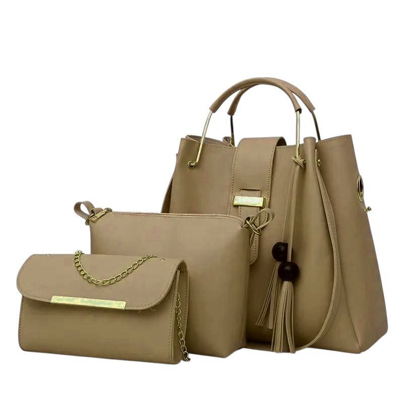 Imported Luxury 3 Piece Bag Set Women’s Cross Body & Shoulded Bag Hand Bag Ladies Purse Ladies Bag
