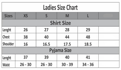 Women Night Suit Set Multicolor Floral Print, Animal Print