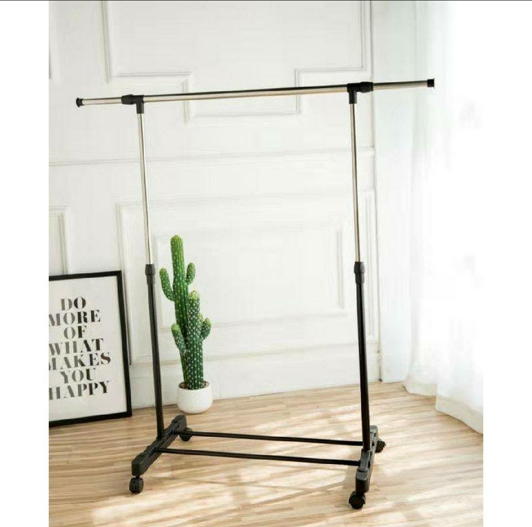 Cannoli Coat rack, clothes rack, clothes rail, clothes rack, roller wardrobe, metal, shelf, pull-out, mobile, heavy-duty, wardrobe stand on wheels