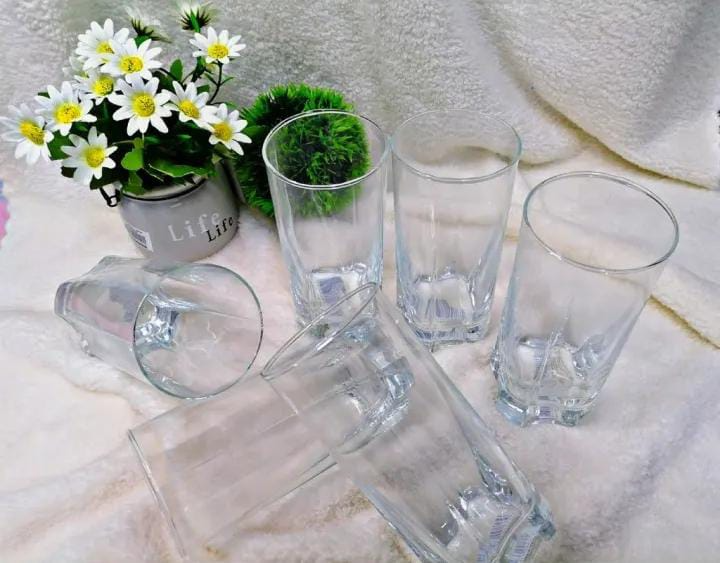 DELISOGA Deli Glassware Drinking Glass Set 6pcs 470mL JS5156-2