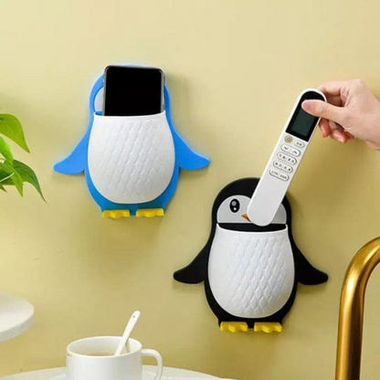 Multi-Use Penguin Organizer, Hair Brush, Toothbrush, Paste Organizer, Double Face Silicone Attachment, Unique Design Helps You Keep Your Personal Care Products Perfectly Organized and Organized.