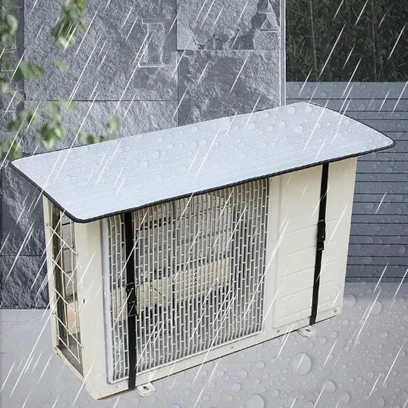 Aluminum Heat-Insulated & Water Proof Ac Outer Cover  Size : 90 x 42 cm