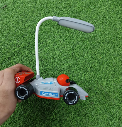 Cute Mini Unique Style F1 Car Shape Table Lamp  Random Colours