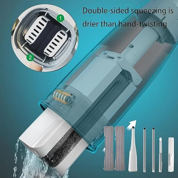 360° Rotatable Adjustable Cleaning Mop Multipurpose Cleaning Brush.