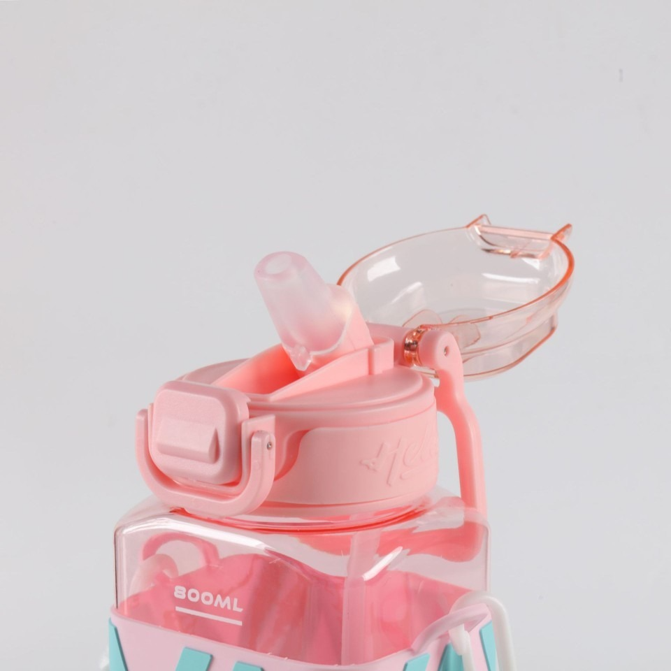 Cute Square Sippy Water Bottle