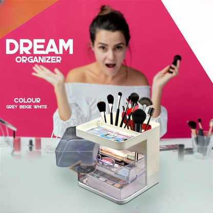 Portable Make Up,Jewelry Acrylic Storage Box Cosmetic Organizer Storage Drawers Lipstick Gloss Holder