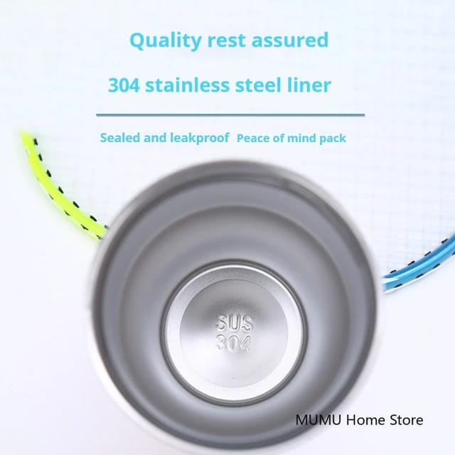 Mylecart 900ml Insulated Stainless Steel Tumbler with Handle and Straw – Perfect Reusable Travel Mug for Outdoor Adventures and Gifting