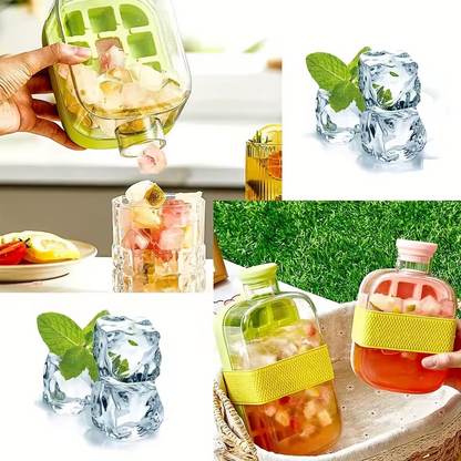 Two-in-one Ice Cube Maker Ice Ball Maker Multifunctional Kettle Ice Cube Mold Cold Drink Bottle Quick Freezer Kitchen Bar Access