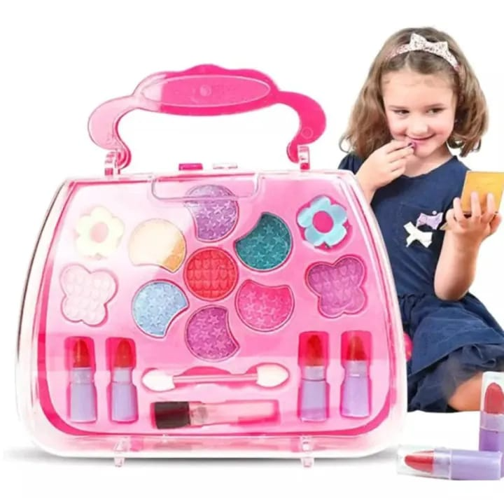 Beauty Briefcase Pretend Play Cosmetic Makeup Set For Girls