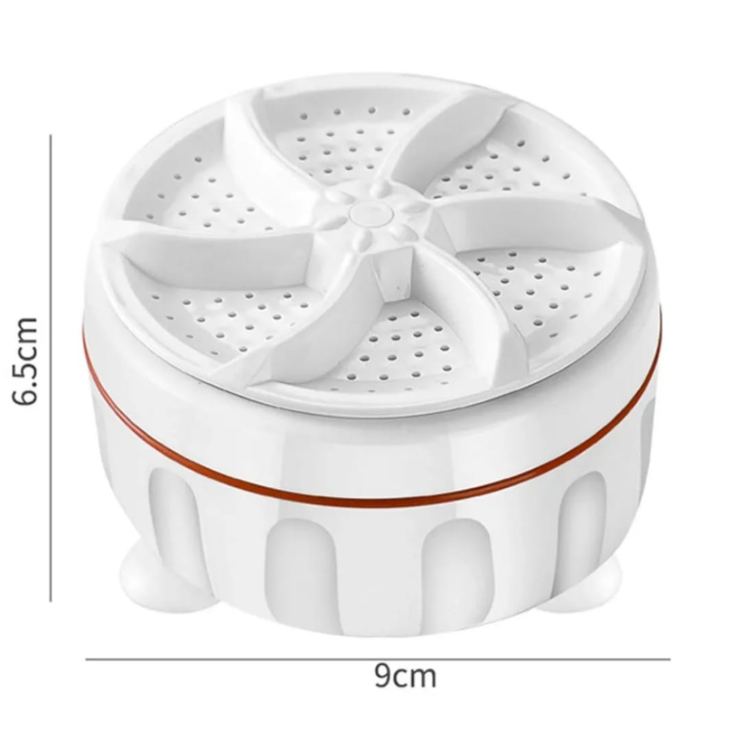 Mini Washing Machine USB Rotating Turbine Portable Washing Machine For Socks Underwear Wash Dishes For Travel Home Business Trip