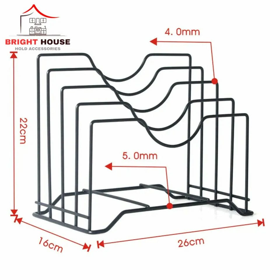 Metal Pot lid holder / high quality kitchen lid cover holder / easy cooking utensil / kitchen organizer