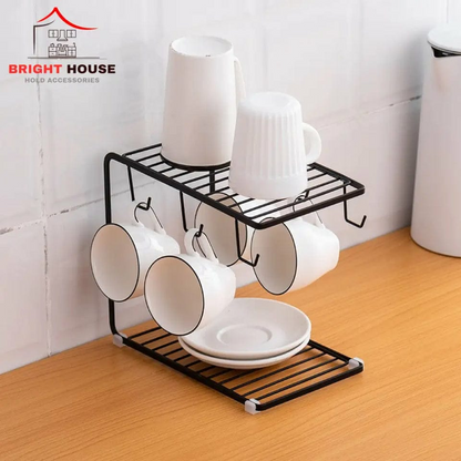Cup Stand, Coffee Cup Organizer,Cup holder for kitchen, cup rack, mug organizer, kitchen accessories rack