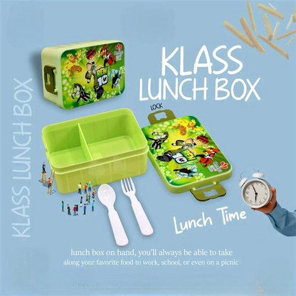 Lunch Box (with Spoon) For School