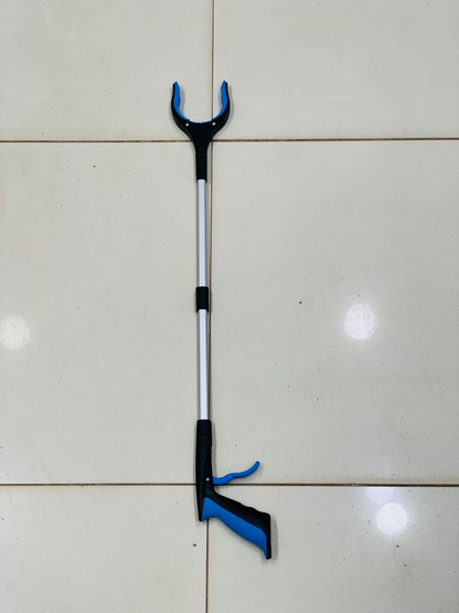 Foldable Reacher Grabber Tool Foldable Extender Artifact Trash Clip Pickup Folding Aluminum Gripper Tool, Suction Cups For Precise Work, Claw Trash Garbage Picker