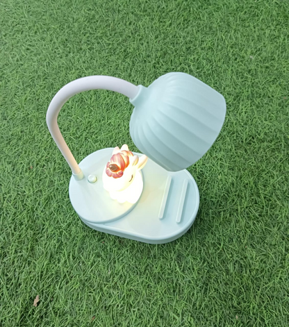 Desk Table unicorn Lamp, Eye Protection Reading Lamp USB Charging Sleeping Night Light LED Table Lamp for Kids Gift