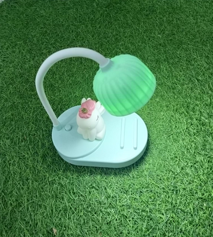Desk Table unicorn Lamp, Eye Protection Reading Lamp USB Charging Sleeping Night Light LED Table Lamp for Kids Gift