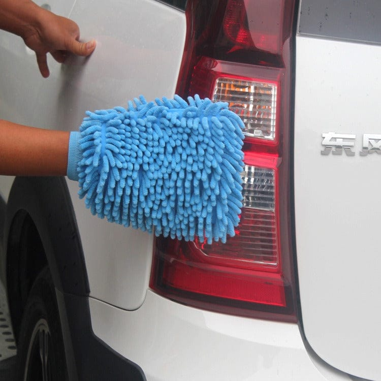 Microfiber Car Window Washing Cleaning Cloth Towel Gloves (Pack of 2)