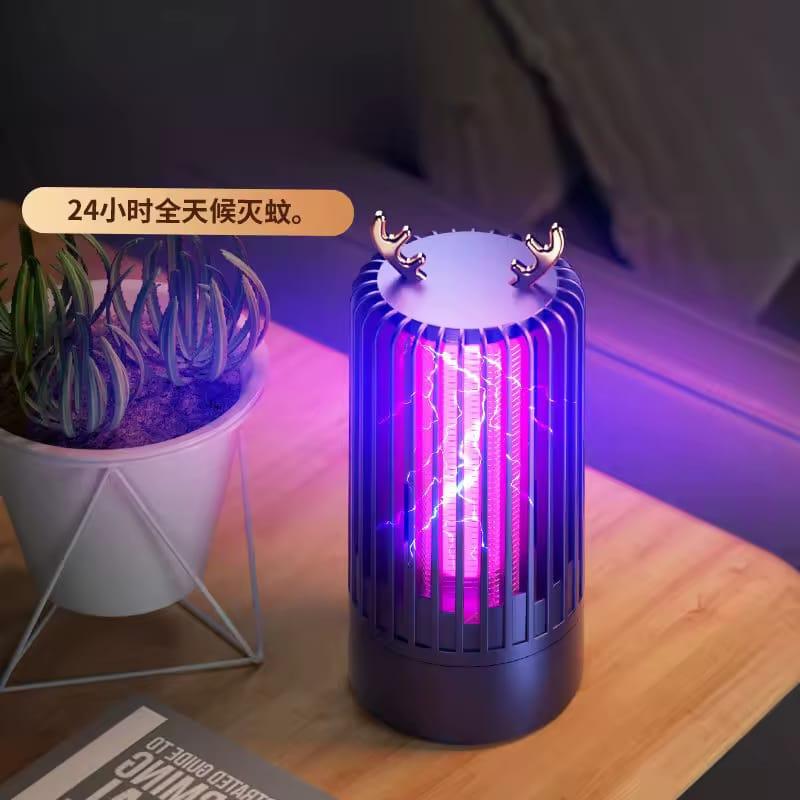 USB Lantern Electric Shock Mosquito Control Lamp Outdoor Indoor Household Charging Mosquito Killer