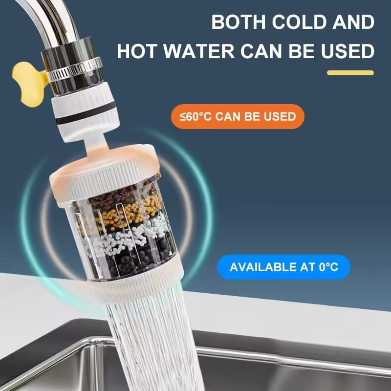 Faucet Purifier 360 Degree Rotation Kitchen Sink Water Tap Purifier