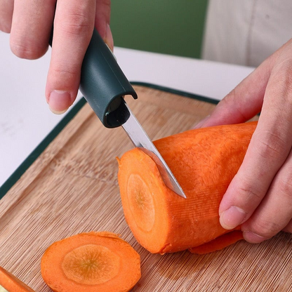 Peeling Knife, 2-in -1  Multifunctional Fruit Scraper Stainless Steel Multi-purpose Fruit Melon Planing