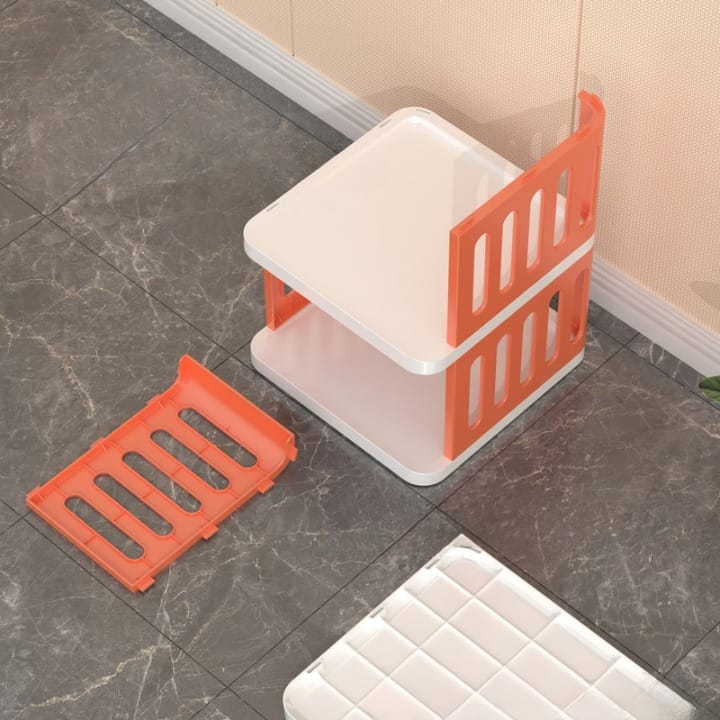 Multi-Functional Rack Versatile Stackable Organizer for Shoes, Kitchen rack, Bedroom corner racks 2,3,4,5 layer shoe rack multifunctional book rack accessories Rack