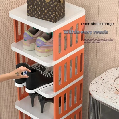 Multi-Functional Rack Versatile Stackable Organizer for Shoes, Kitchen rack, Bedroom corner racks 2,3,4,5 layer shoe rack multifunctional book rack accessories Rack