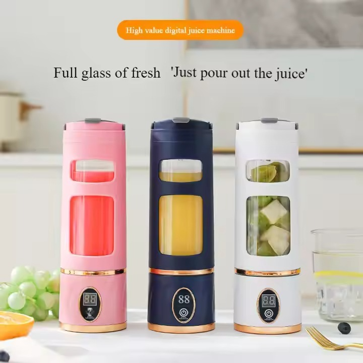 Juicer Cup Blender Freshly Juicer for Office School Home Outdoors Student Outdoor Activities 450ml