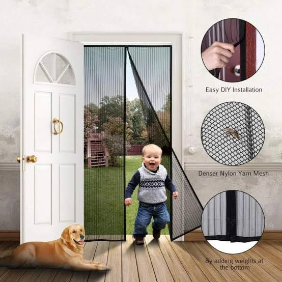 Magic Mesh Magnetic Mosquito Screen Door Net Home Improvement