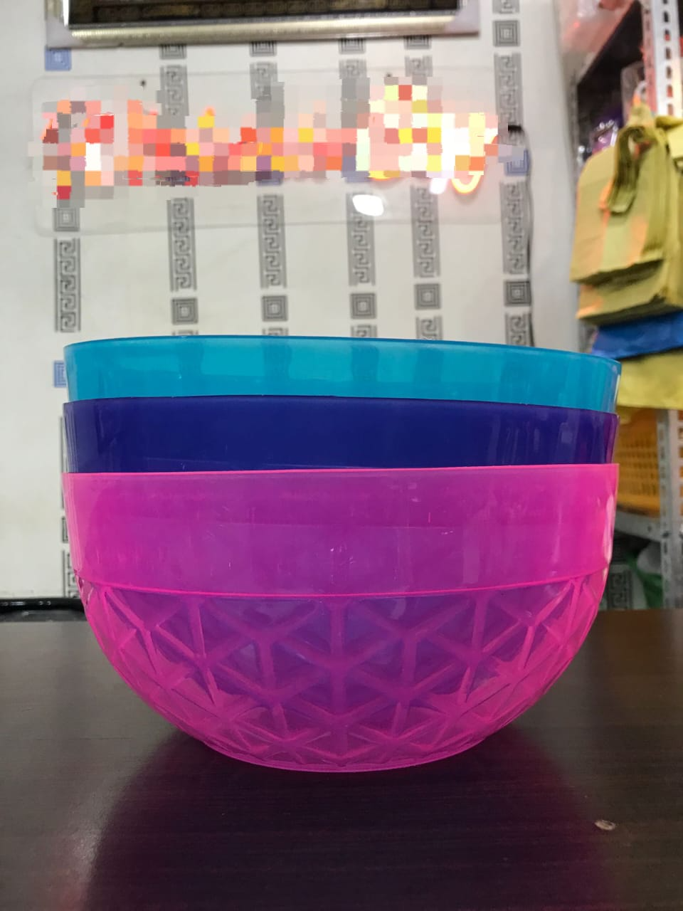 Multipurpose Kitchen Beautiful Design Bowl  Random Colors