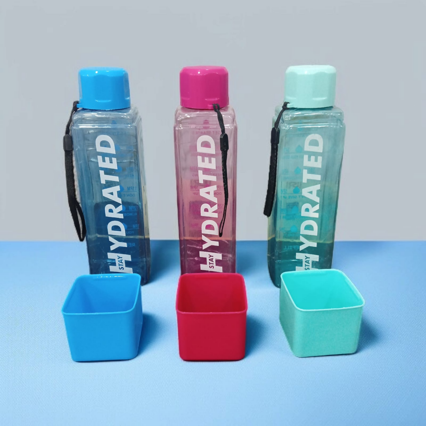 High-Quality - 800ml Approx Transparent BPA-Free Plastic Water Bottle for Safe Drinking, Portable & Eco-Friendly Design