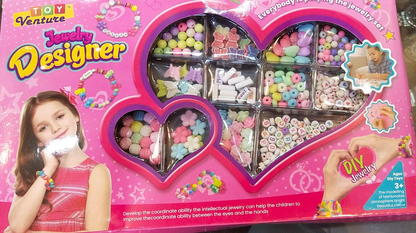 Jewelry Designer Deluxe Bead Jewelry Accessories Toy Fashion Girl Gift Children