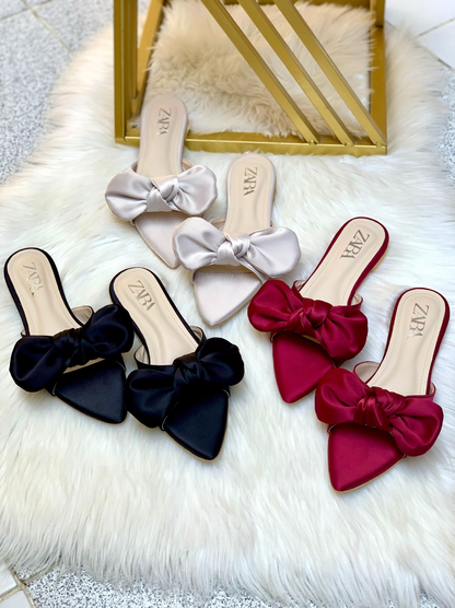 ZARA Bow flat slipers