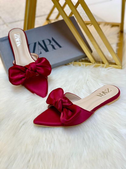 ZARA Bow flat slipers