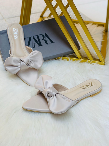 ZARA Bow flat slipers