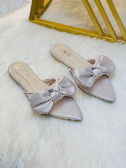 ZARA Bow flat slipers