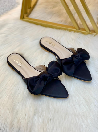 ZARA Bow flat slipers