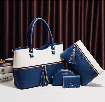 3 PCs Hand Bags, Cross body Bag, Tote Bag, Grace hand Bag for Gracefull Ladies, shoulder Bag, with mini pauch. Perfect Hand bag for party and other events