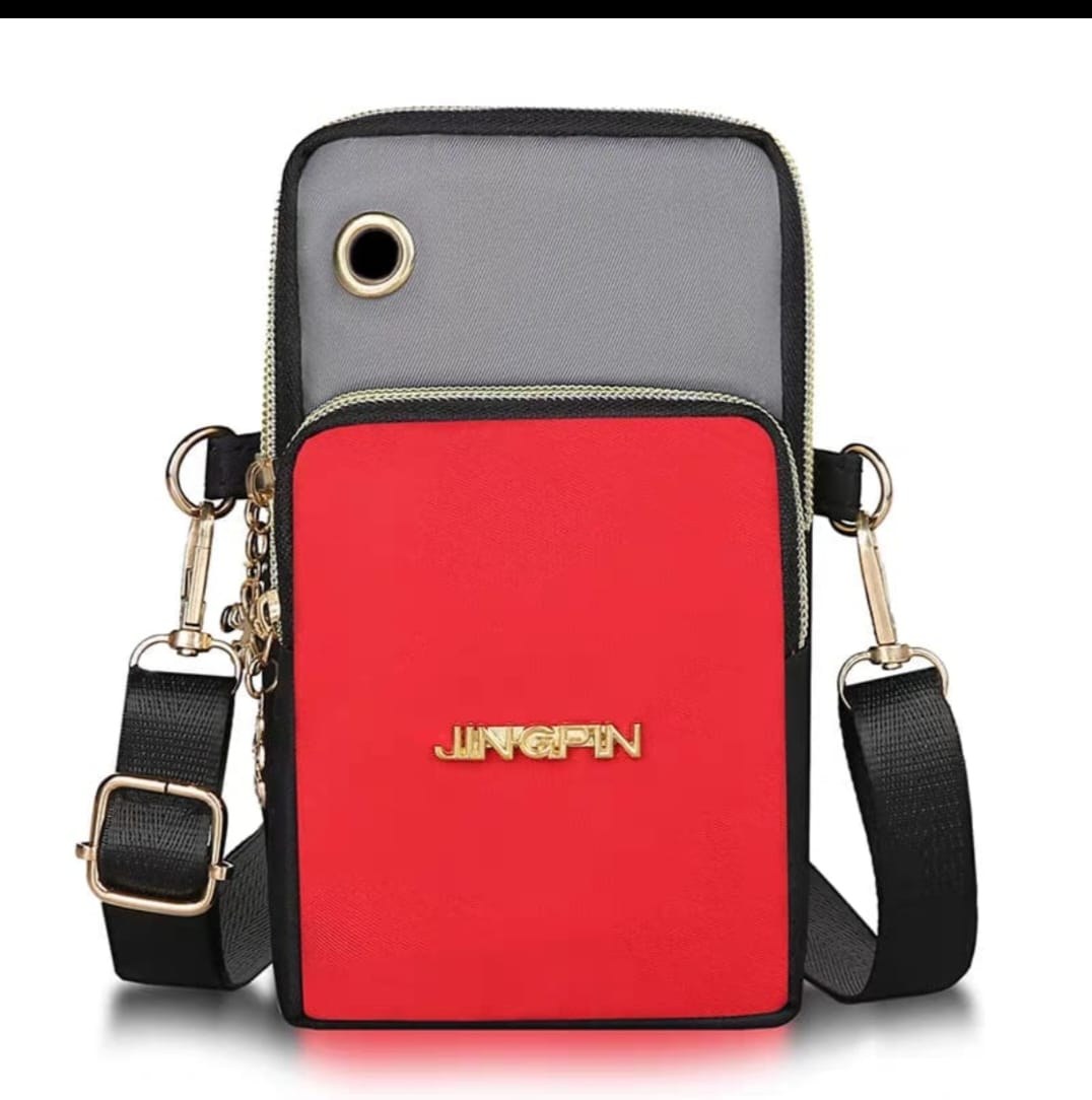 New Arrival Crobody Phone Wallet For Women Solid Color Waterproof Handbag Multi Zipper Bag Multi Zipper Hand Bag