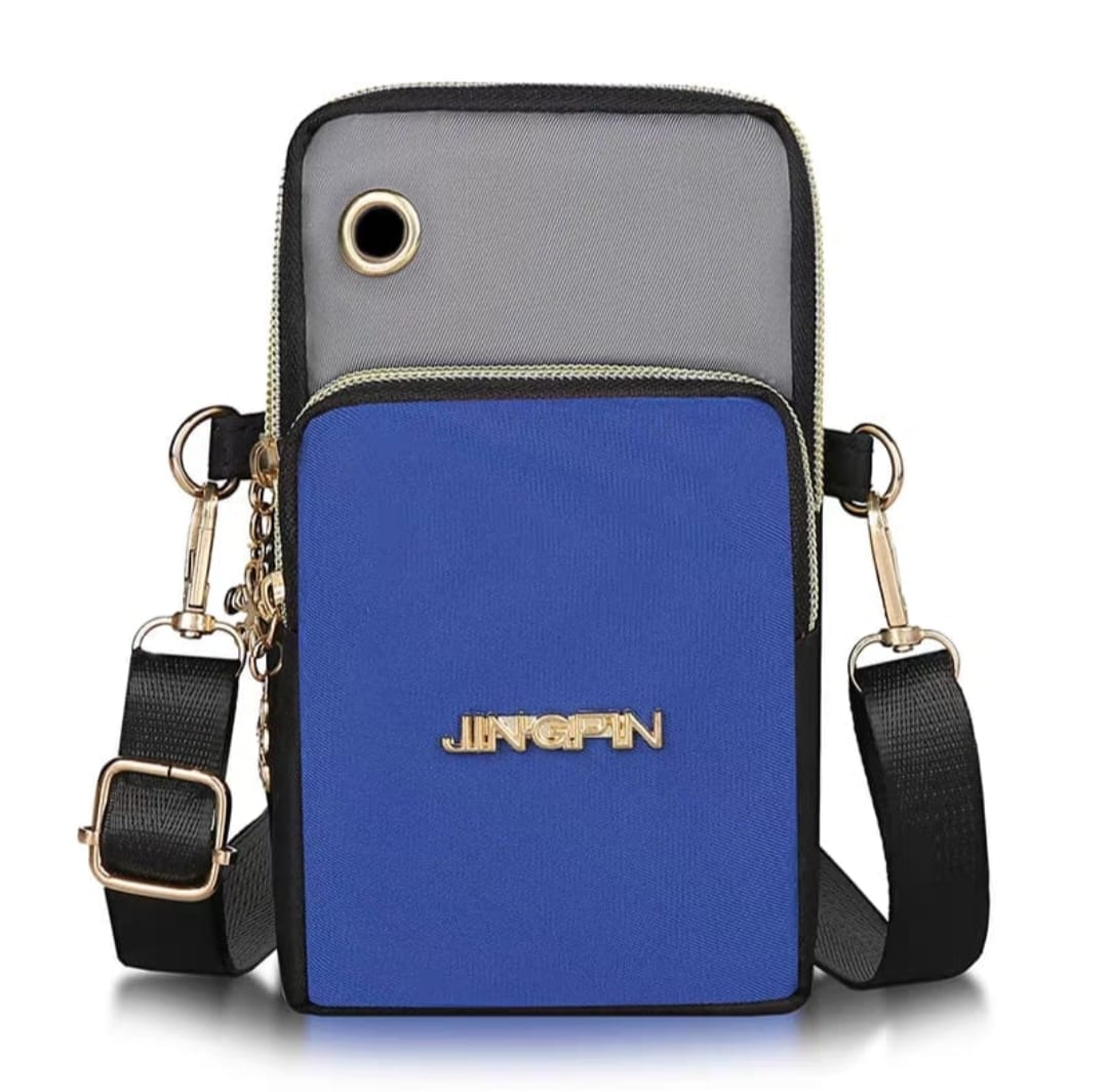 New Arrival Crobody Phone Wallet For Women Solid Color Waterproof Handbag Multi Zipper Bag Multi Zipper Hand Bag