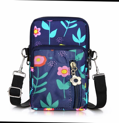 New Arrival Crobody Phone Wallet For Women Solid Color Waterproof Handbag Multi Zipper Bag Multi Zipper Hand Bag