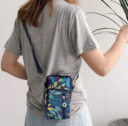 New Arrival Crobody Phone Wallet For Women Solid Color Waterproof Handbag Multi Zipper Bag Multi Zipper Hand Bag