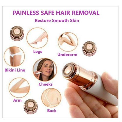 Flawless Eyebrow Upper Lips Hair Remover Eyebrow Trimmer Cell Operated