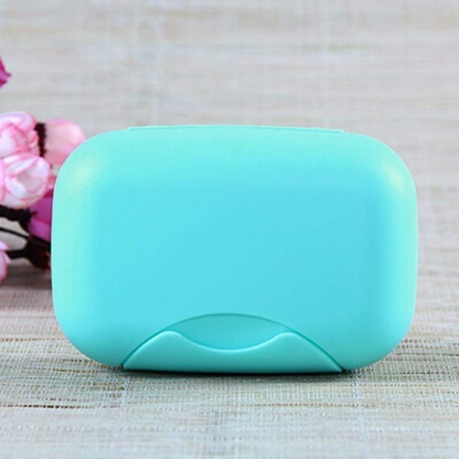 Portable Travel Soap Box sealed Waterproof Soap Holder (Random Colors)