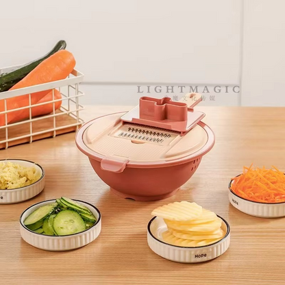 Manual chopper for fruits and vegetables